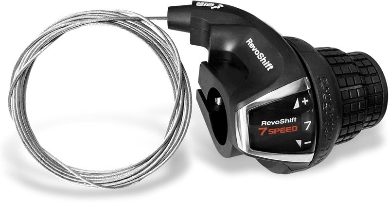 Relwears 7 Speed Right Shift Lever SL-RS35-7R, Bicycle Twist Shifter Lever for Mountain Bike Commuter Bike Folding Bike - Image 1